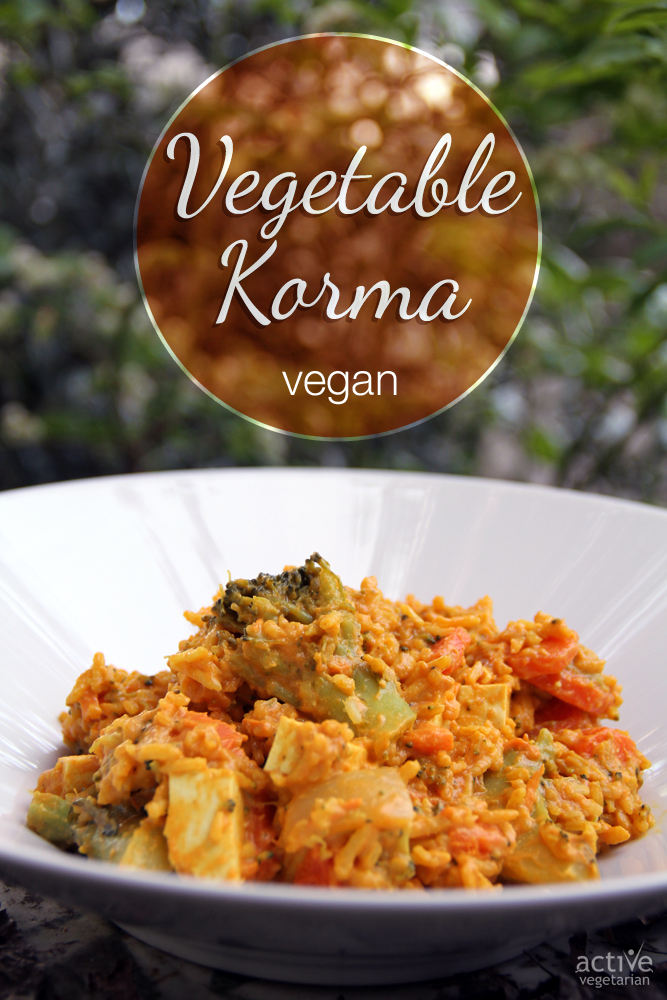 Vegan Vegetable Korma Active Vegetarian