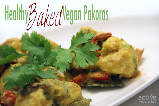 Healthy Baked Vegan Pakoras