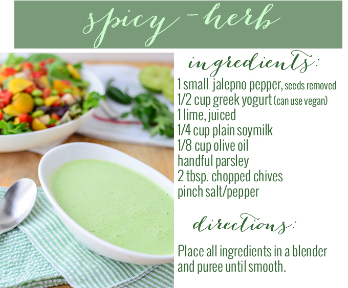 spicy herb dressing