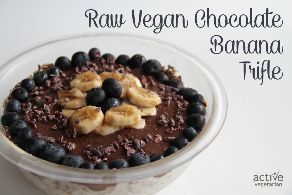 Raw Vegan Banana Chocolate trifle 2