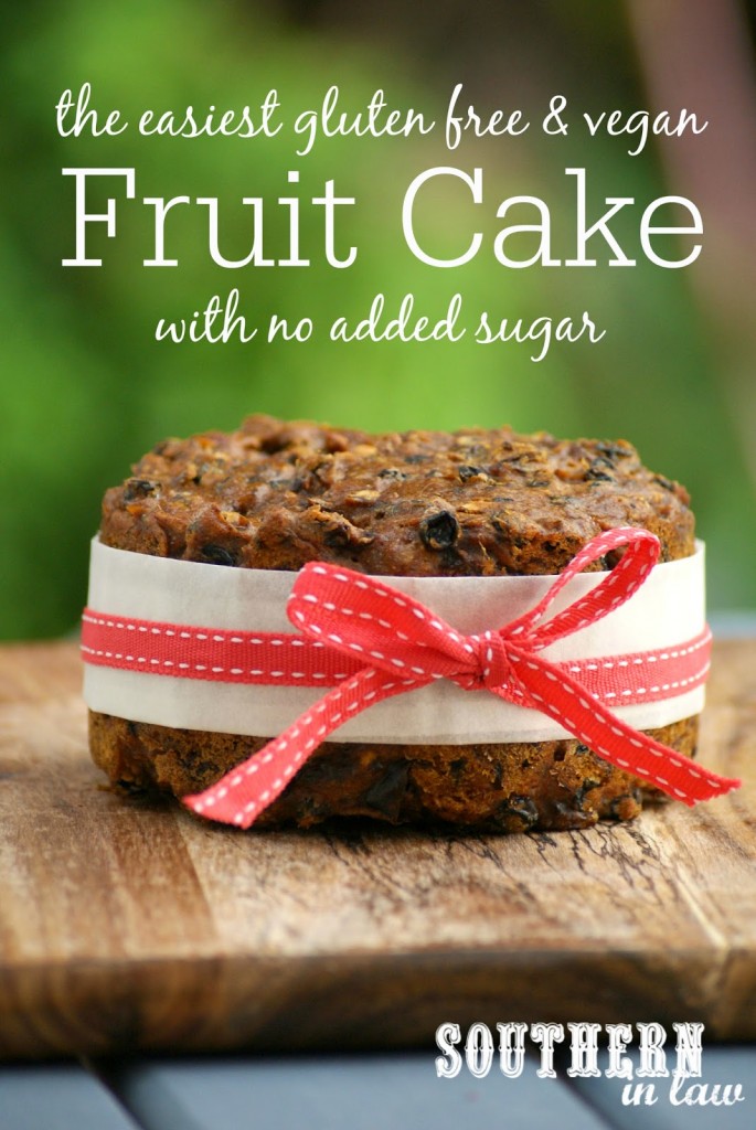 Vegan Fruit Cake Recipe with No Added Sugar